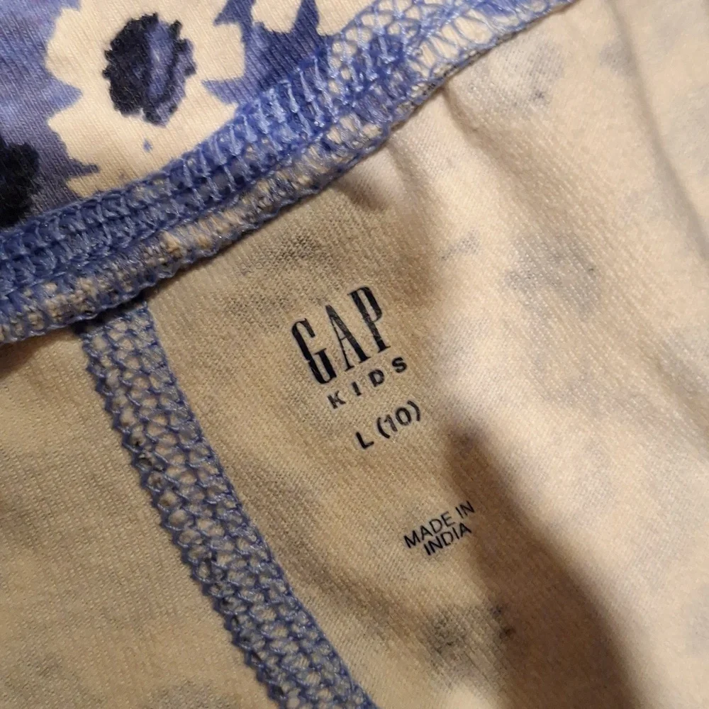 🦔Gap Kids Blue Floral Flare Leggings 💘